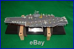 US Navy USS Saratoga CV-60 Professional Wood Carrier Model 1/750 15 Inch MBACS15