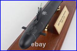 US Navy Virginia Class SSN-774 Desk Top Nuclear Submarine Ship 1/350 XX Model