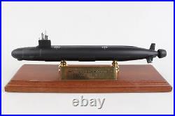 US Navy Virginia Class SSN-774 Desk Top Nuclear Submarine Ship 1/350 XX Model