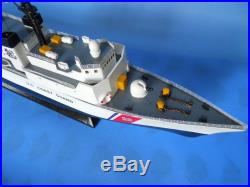 USCG Coast Guard High Endurance Cutter Ship 16 Built Wood Model Boat Assembled
