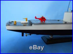 USCG Coast Guard High Endurance Cutter Ship 16 Built Wood Model Boat Assembled