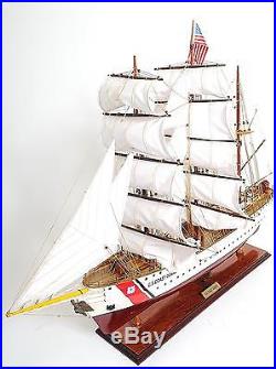USCG Eagle Hand Built Wooden Tall Ship Model US Training Vessel Ship Decor 38