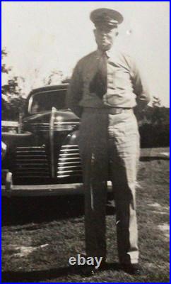 USCG Lighthouse Keeper Upper Cedar Pt. Maryland Floyd E Crewe 1944 B/W Photo
