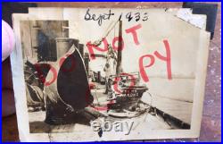 USLHS Lightship Diamond #105 B&W Snapshots (6) Portsmouth Depot USCG