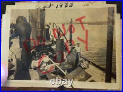 USLHS Lightship Diamond Shoals #105 B&W Snapshots (6) Portsmouth Depot