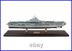 USN CV-11 USS Intrepid Aircraft Carrier Desk Top Display 1/350 ES Ship Model New