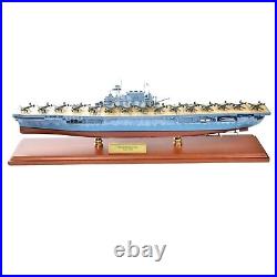 USN CV-8 USS Hornet Aircraft Carrier WWII Doolittle Desk Top 1/350 ES Ship Model