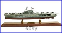 USN CV-8 USS Hornet Aircraft Carrier WWII Doolittle Desk Top 1/350 ES Ship Model