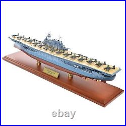 USN CV-8 USS Hornet Aircraft Carrier WWII Doolittle Desk Top 1/350 ES Ship Model