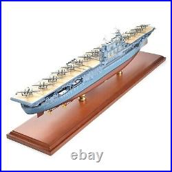 USN CV-8 USS Hornet Aircraft Carrier WWII Doolittle Desk Top 1/350 ES Ship Model