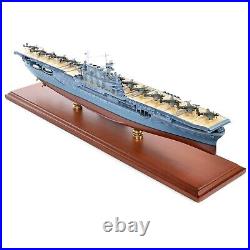 USN CV-8 USS Hornet Aircraft Carrier WWII Doolittle Desk Top 1/350 ES Ship Model