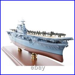 USN CV-8 USS Hornet Aircraft Carrier WWII Doolittle Desk Top 1/350 ES Ship Model