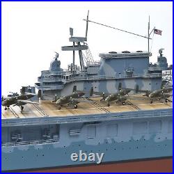USN CV-8 USS Hornet Aircraft Carrier WWII Doolittle Desk Top 1/350 ES Ship Model