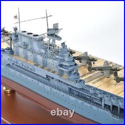 USN CV-8 USS Hornet Aircraft Carrier WWII Doolittle Desk Top 1/350 ES Ship Model