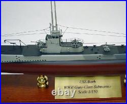 USN Electric Boat Company Gato Class Submarine Desk Top WW2 Sub 1/150 ES Model