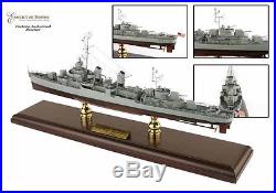 USN Fletcher Class Destroyer Assembled 34' Built Wooden Model Ship New