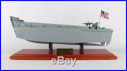 USN LCVP Landing Craft Vehicle Personnel Boat 18.75 Wood Model Ship Assembled
