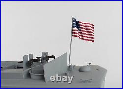 USN LCVP Landing Craft Vehicle Personnel Desk Top Boat Ship 1/24 WW2 ES Model