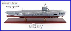 USN Ronald Reagan Aircraft Carrier Battleship Assembled 31 Built Wooden Model