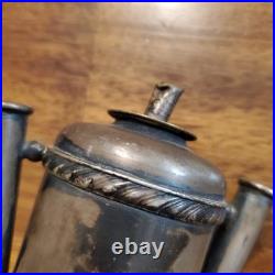 USN Smoking Lamp Antique International Silver Co silver soldered Rare