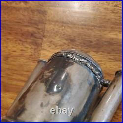 USN Smoking Lamp Antique International Silver Co silver soldered Rare
