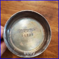 USN Smoking Lamp Antique International Silver Co silver soldered Rare