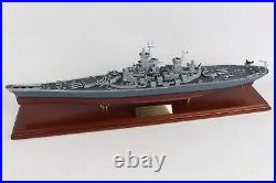 USN USS MISSOURI BB-63 Battleship Desk Top Display 1/350 WWII Ship ES Model New