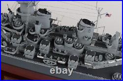 USN USS MISSOURI BB-63 Battleship Desk Top Display 1/350 WWII Ship ES Model New