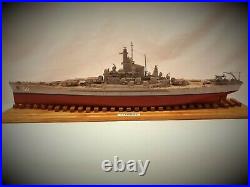 USS ALABAMA BB-60 / Pro Built 1-350 / FREE SHIPPING