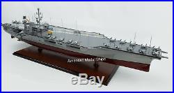USS AMERICA CV-66 Battleship Model 39 Handcrafted Wooden Model Scale 1/300 NEW