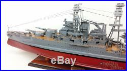 USS ARIZONA (BB-39) Battleship Wooden Ship Model Scale 1200