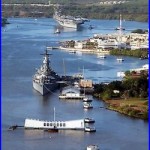 USS ARIZONA MEMORIAL, MISSOURI, CARL VINSON 8X10 PHOTO