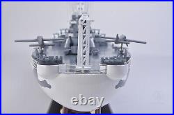 USS Alabama BB-60 Handcrafted Military Model With Jet Fighters & Anchors