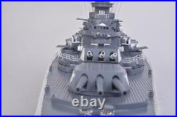 USS Alabama BB-60 Handcrafted Wooden Military Ship Model With Camouflage Paint