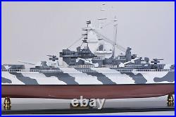USS Alabama BB-60 SHIP MODEL 42 Large Military Army WW2 Wood Replica Display