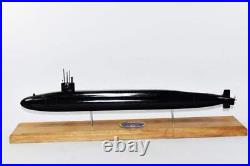 USS Alabama SSBN-731 Submarine Model (Black Hull), Navy, Scale Model, Mahogany, 20
