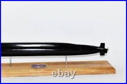 USS Alabama SSBN-731 Submarine Model (Black Hull), Navy, Scale Model, Mahogany, 20