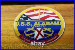 USS Alabama SSBN-731 Submarine Model (Black Hull), Navy, Scale Model, Mahogany, 20