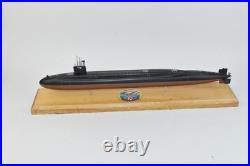 USS Alabama SSBN-731 Submarine Model, Navy, Scale Model, Mahogany, 20 inch, Ohio