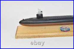 USS Alabama SSBN-731 Submarine Model, Navy, Scale Model, Mahogany, 20 inch, Ohio