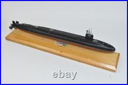 USS Alabama SSBN-731 Submarine Model, Navy, Scale Model, Mahogany, 20 inch, Ohio