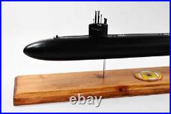 USS Albuquerque (SSN-706) FLT I (Black Hull) Submarine Model, Navy, Scale