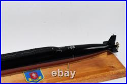 USS Alexander Hamilton SSBN-617 Submarine Model, Navy, Scale Model, Mahogany, 20