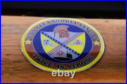 USS Alexandria SSN-757 (Black Hull) Submarine Model, Navy, Scale Model, Mahogany, 20