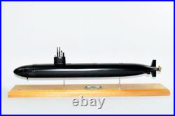 USS Annapolis SSN-760 (Black Hull) Submarine Model, Navy, Scale Model, Mahogany, 20