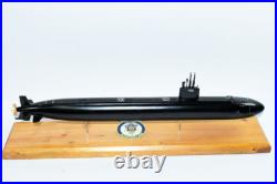 USS Annapolis SSN-760 (Black Hull) Submarine Model, Navy, Scale Model, Mahogany, 20
