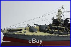 USS Arizona BB39 Battleship Signed By Survivors 20.25 Wood Model Boat Assembled