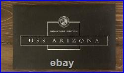 USS Arizona Signed Franklin Mint 582/1177