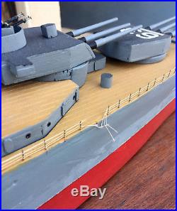 USS BB 63 Missouri Battleship Wood Model 55 Inches Long