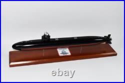 USS Baltimore (SSN-704) Flt I Submarine Model, Navy, Scale Model, Mahogany, 20